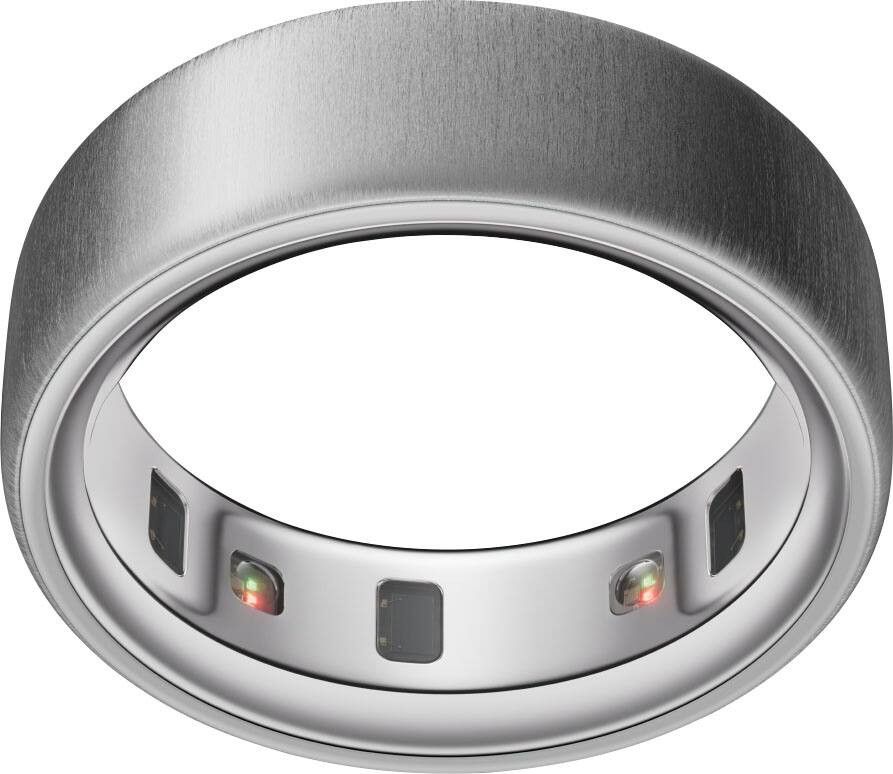 Oura Ring 4 Smart Ring Size Before You Buy with Oura Ring 4 Sizing Kit Size 10 Brushed Silver JZ9... | Best Buy U.S.