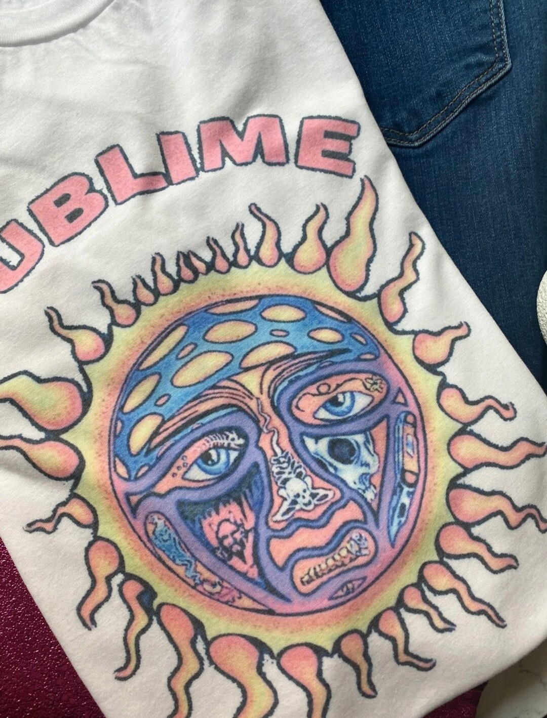 Sublime t-shirt/Unisex tee/ vintage feel/White/rock band | Etsy (US)