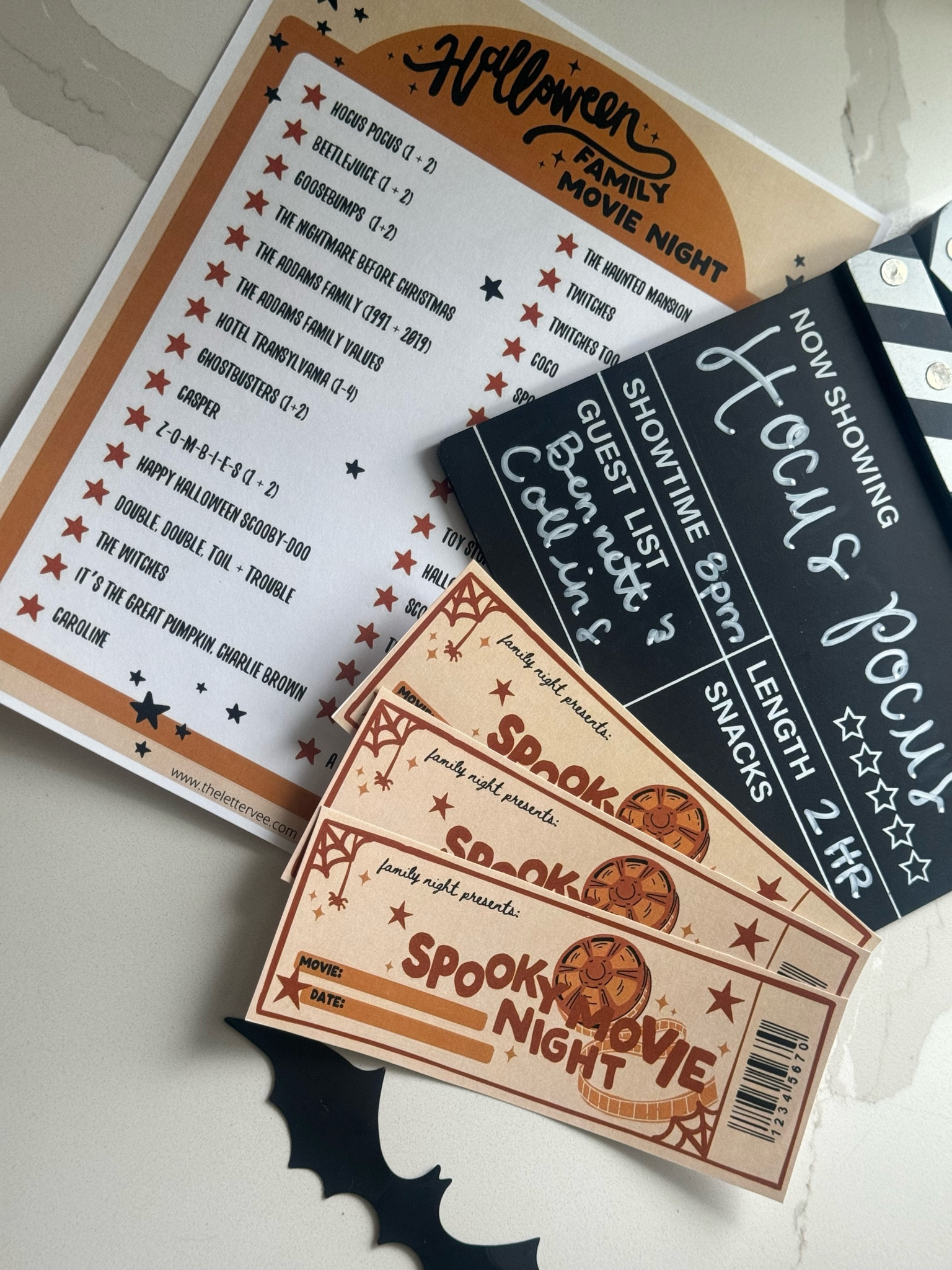Spooky Movie Night DIY, Halloween movie night printables, Halloween printables, Halloween movie night, Halloween party 

#LTKSeasonal #LTKHalloween #LTKParties