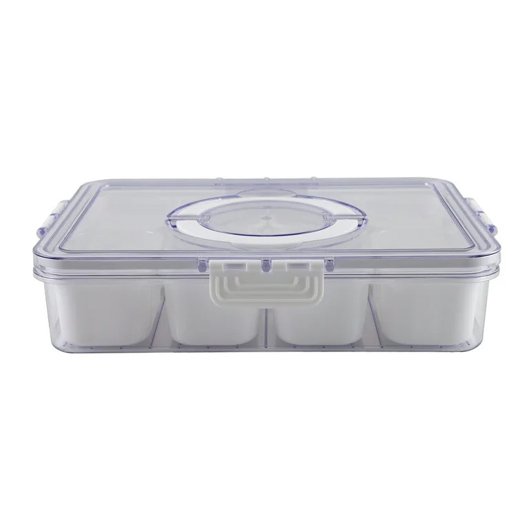 Cook With Color 8-Compartment Snackle Box, Charcuterie and Snack Container, Divided Serving Tray ... | Walmart (US)