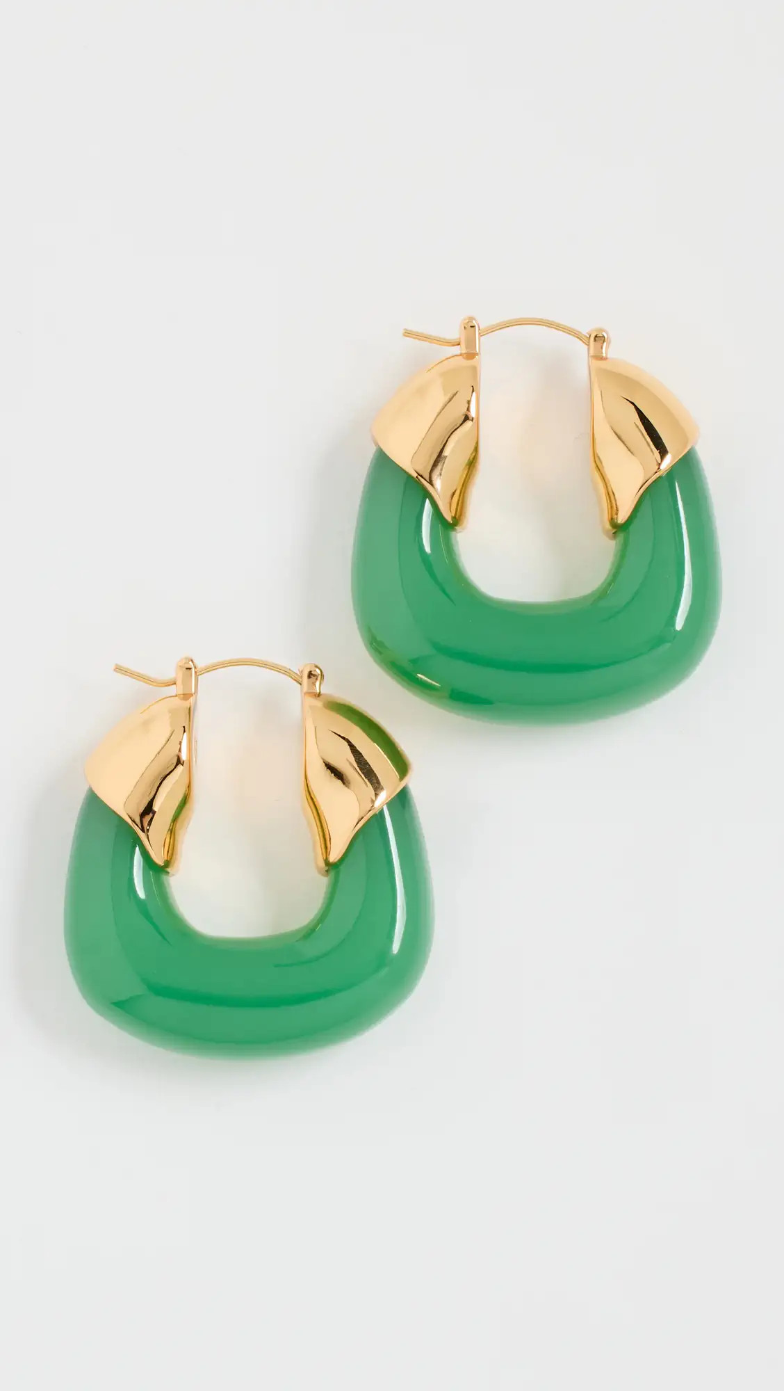 Organic Hoops In Sage | Shopbop