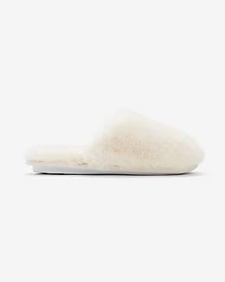 Cozy Faux Fur Slippers | Express