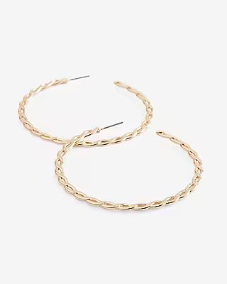 Rope Hoop Earrings | Express