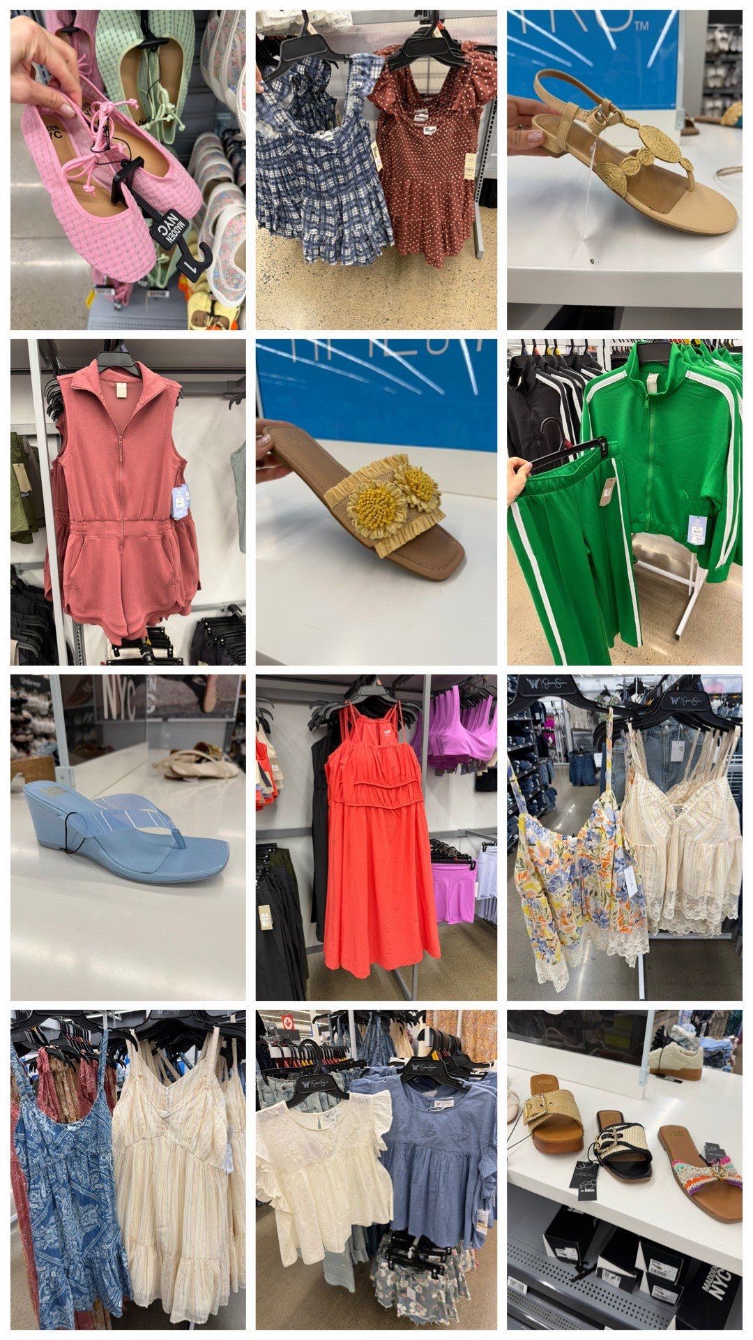 Walmart finds part 2 from Clarion, PA! The viral active dress with built in bra is my top pick; also loving all the sandals that I’ve never seen at my store! #walmartfashion
