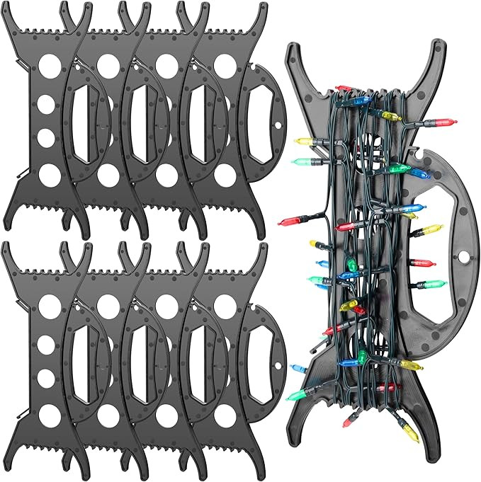 codree 8 PCS All Purpose Light Storage Holder-11.8Inch Christmas Light Cord Wind Up Storage Organ... | Amazon (US)