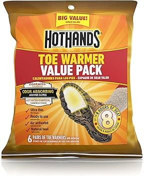 HotHands Toe Warmers - Long Lasting Safe Natural Odorless Air Activated Warmers - Up to 8 Hours o... | Amazon (US)