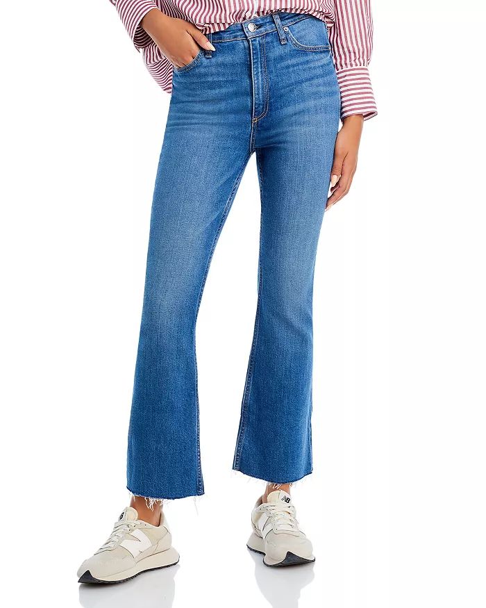 High Rise Flare Ankle Jeans in Casey | Bloomingdale's (US)