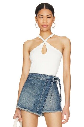 Free People Cross My Heart Duo Bodysuit in Ivory from Revolve.com | Revolve Clothing (Global)