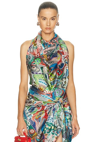 Arnulfo Vazquez Scarf Top | FWRD 