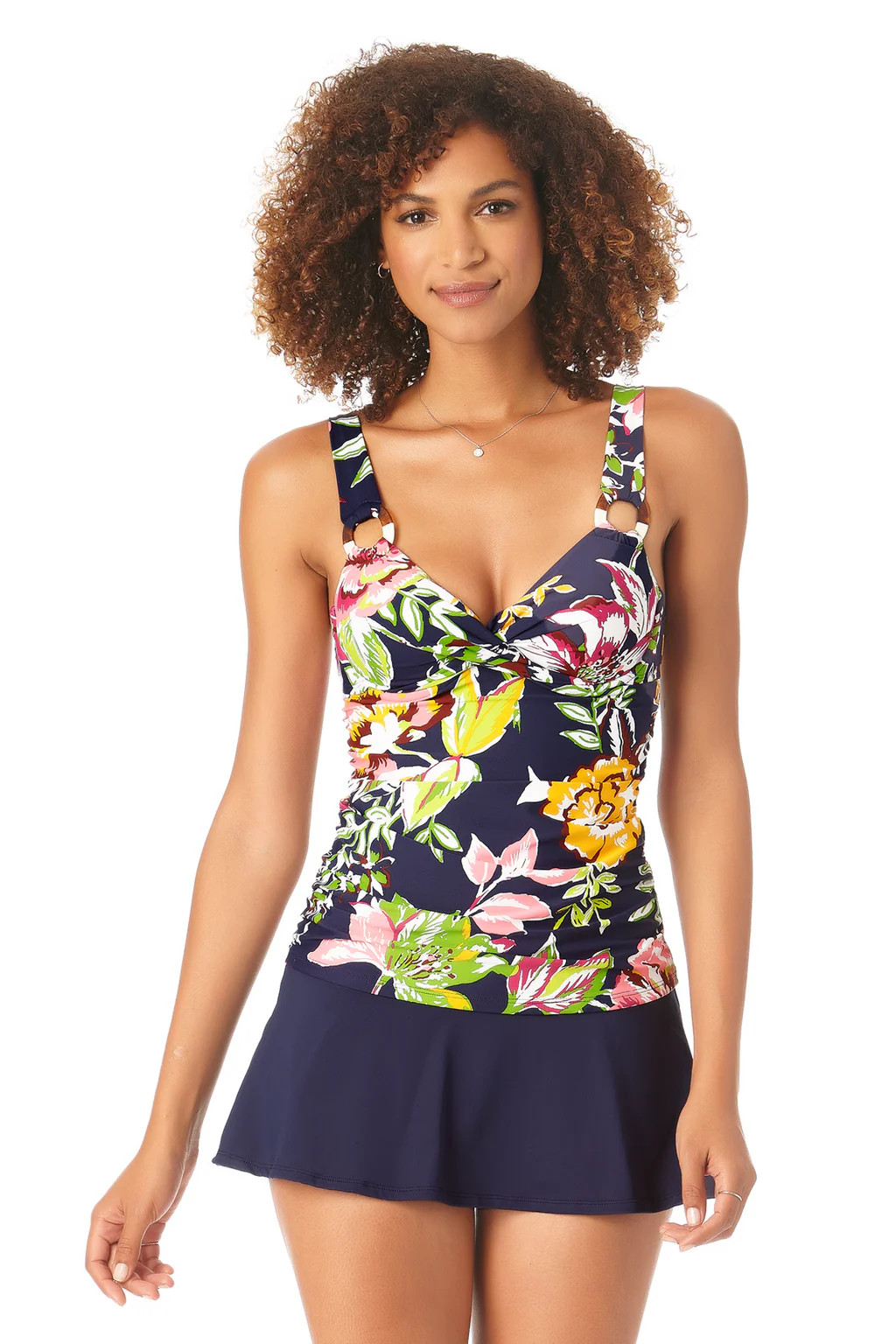 Anne Cole - Women's Twist Front Underwire Tankini Swim Top | Anne Cole