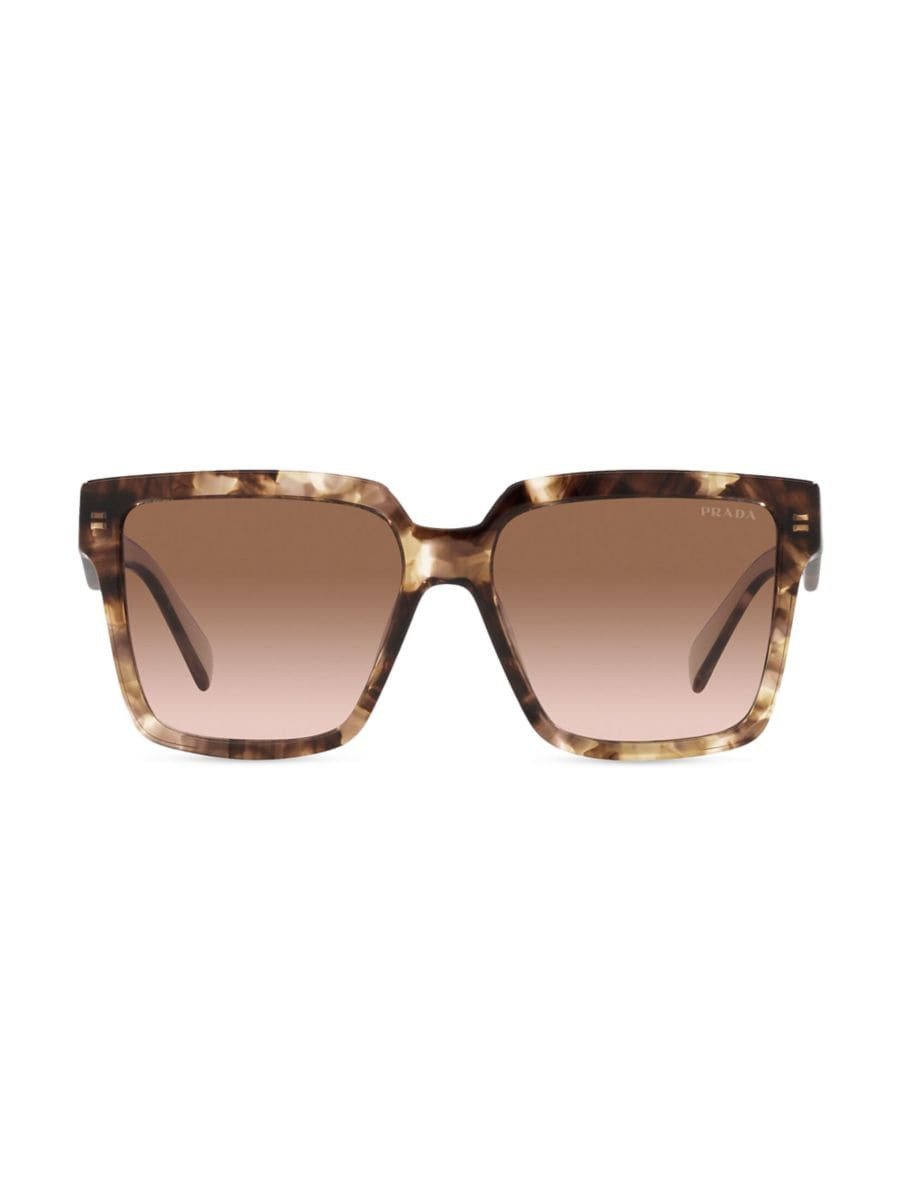 Prada 56MM Oversized Square Sunglasses | Saks Fifth Avenue