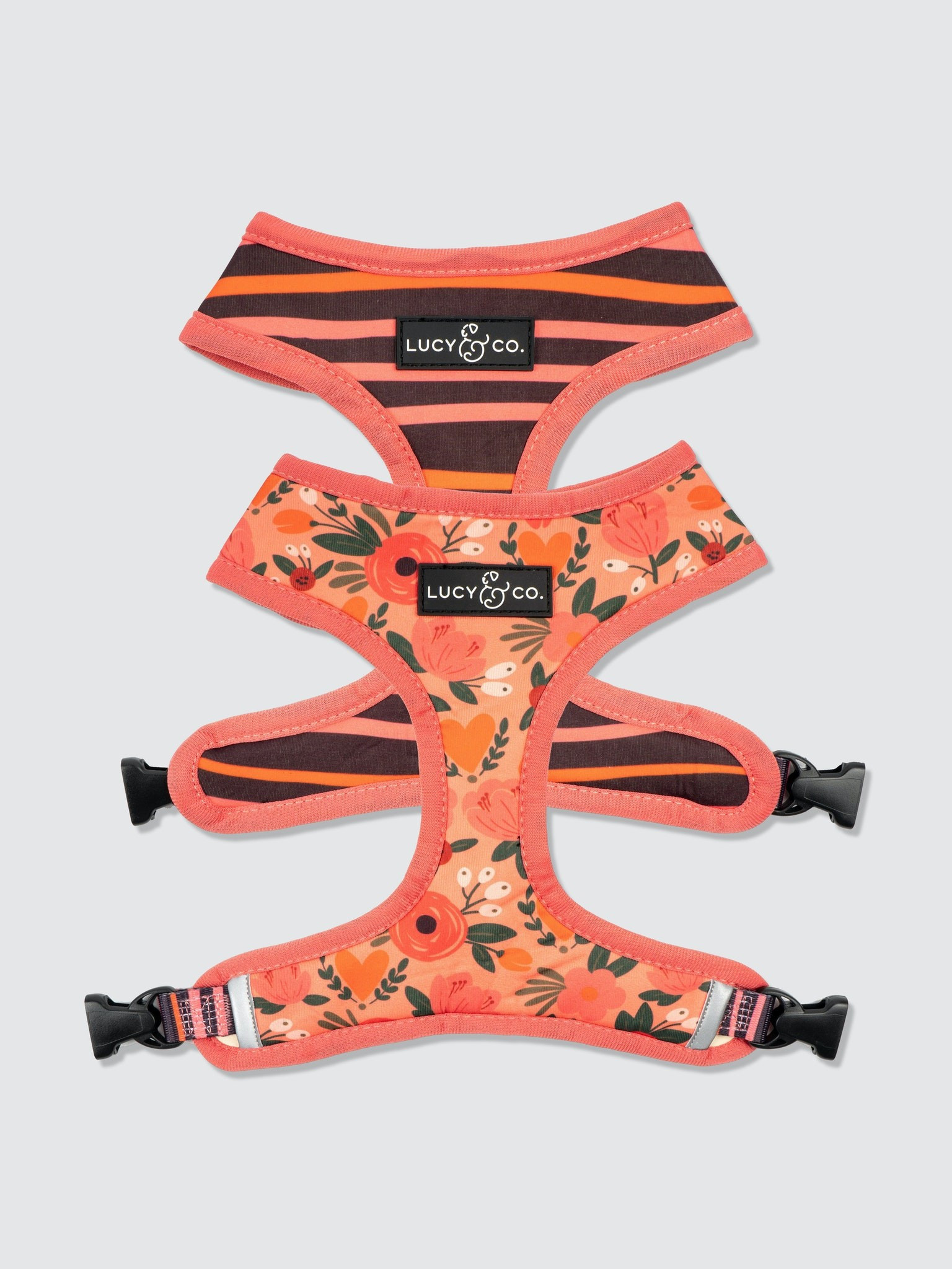 The Posy Pink Reversible Harness | Verishop