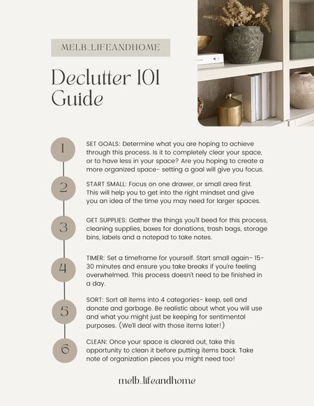 DECLUTTER 101 #decluttering #organizing 

#LTKhome