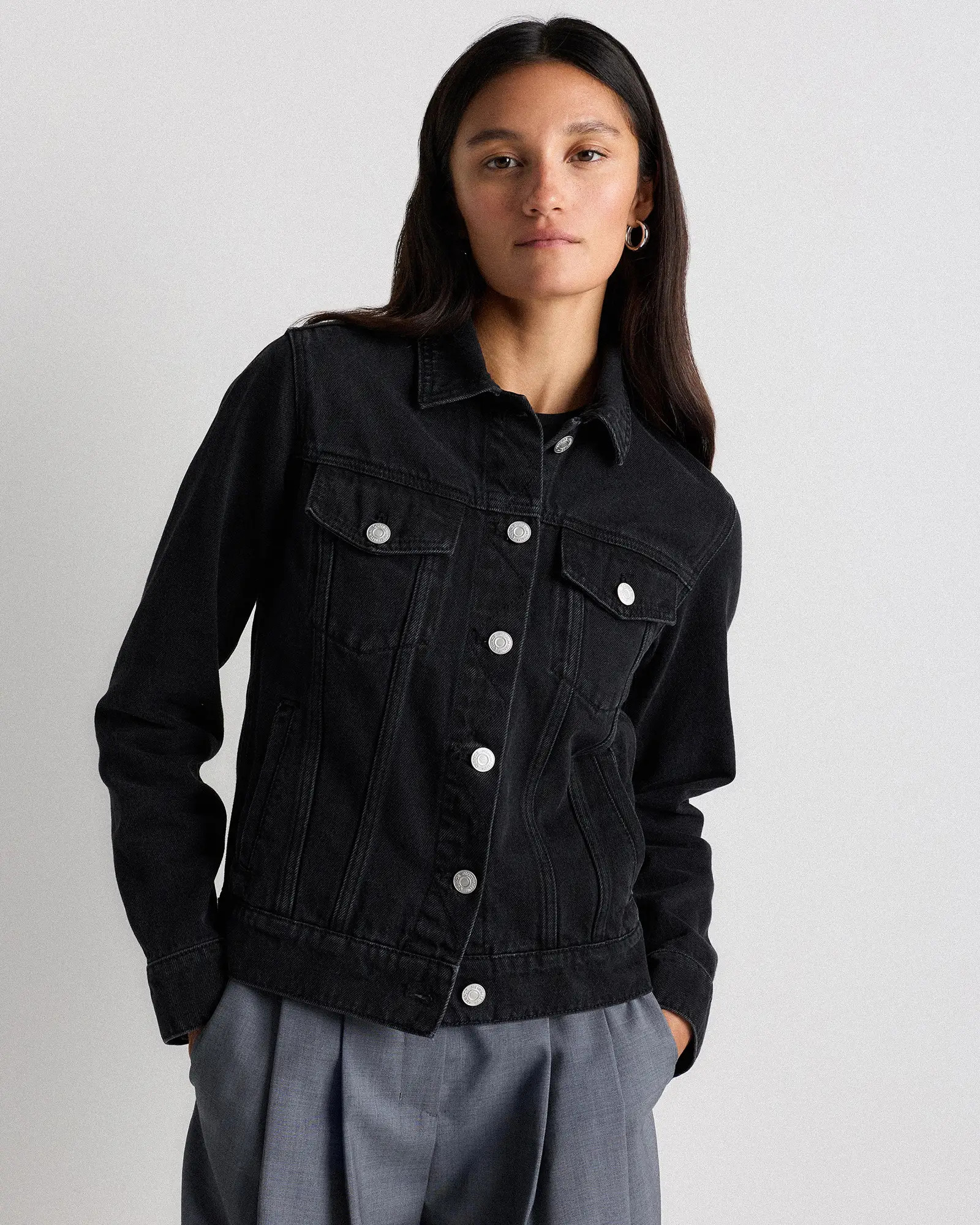 100% Organic Cotton Denim Jacket | Quince
