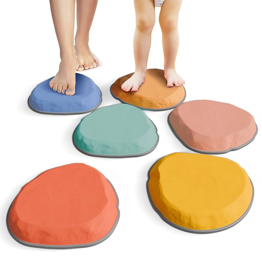 ZICOTO Fun Stepping Stones for Kids – Engaging Indoor & Outdoor Activity for Toddlers | Non-Sli... | Amazon (US)