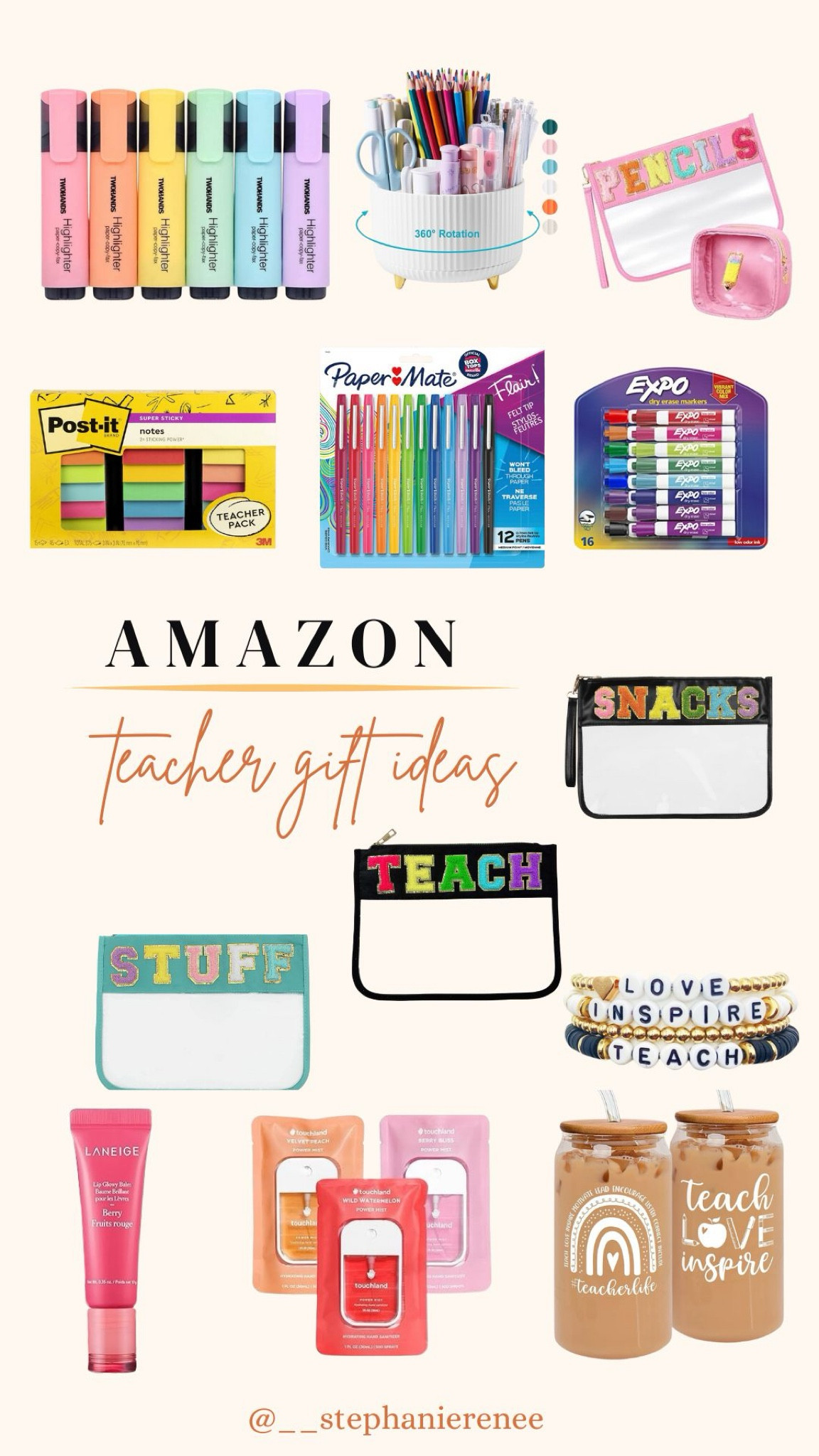 Amazon teacher gift ideas 💫



Amazon, Amazon Finds, teachers, teacher gifts , teacher appreciation gifts, kids, moms , teacher gift guide

#LTKkids #LTKGiftGuide #LTKfamily