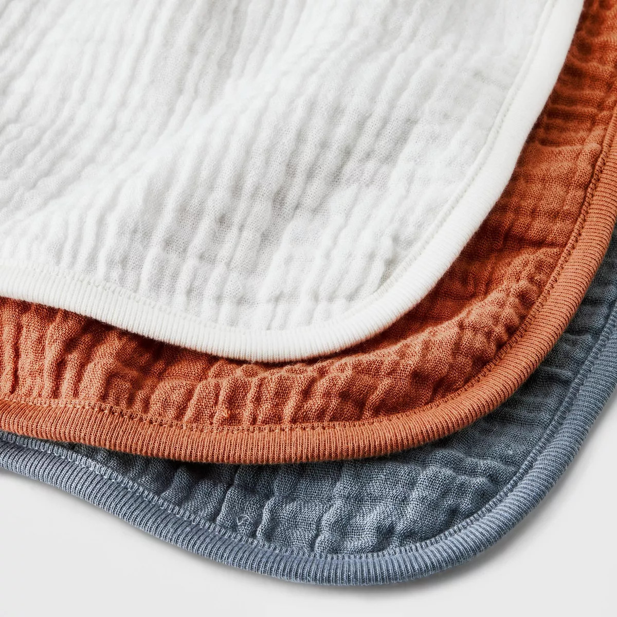 Baby 3pk Basic Muslin Burp Cloth - Cloud Island™ | Target