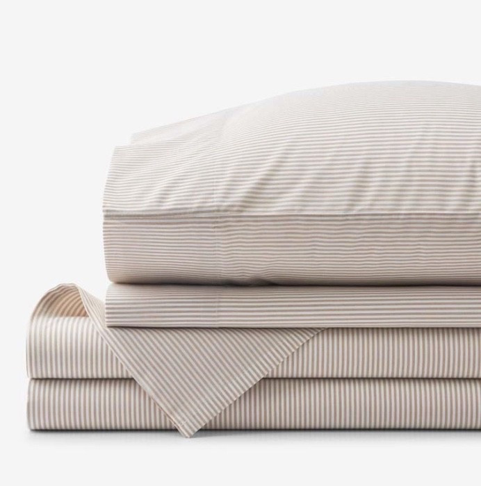 The full set pinstripe sheets 

#LTKU #LTKHome #LTKSaleAlert