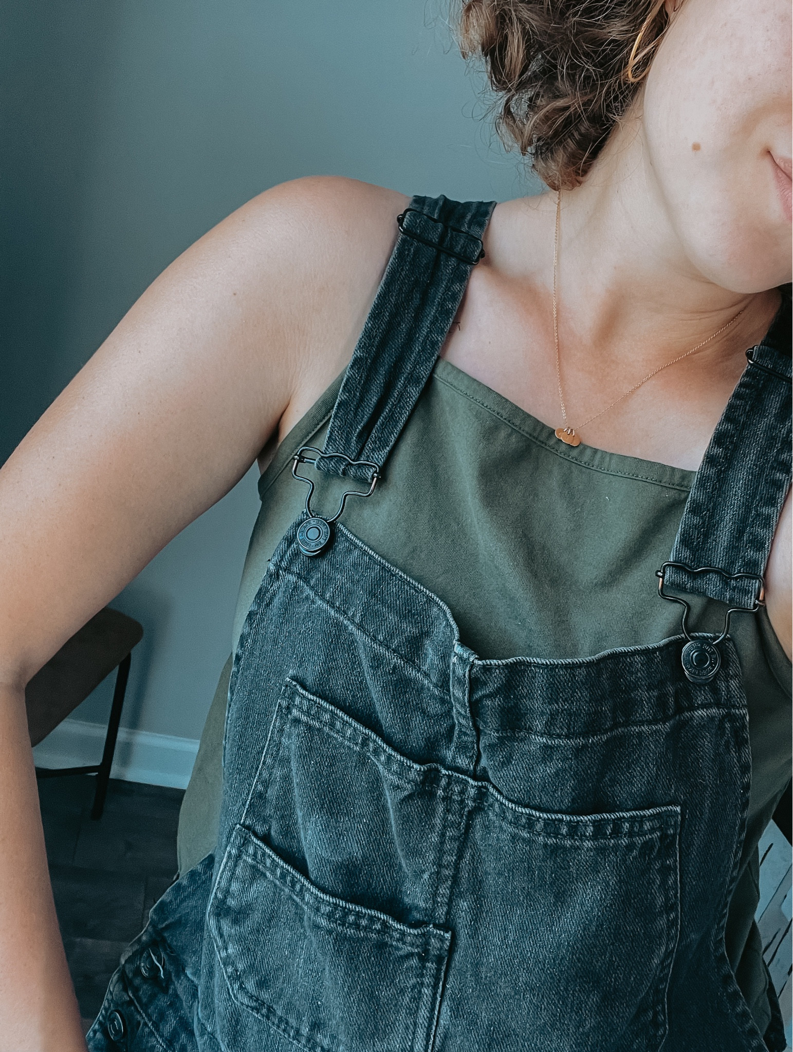 Casual mom outfit! Summer outfit with overalls! Ziggy shortalls, square neck tank, gold jewelry. 
#Freepeople
#Ziggyshortalls
#Oldnavy
#MadebyMary
#madewell


#LTKStyleTip #LTKSaleAlert #LTKFindsUnder100