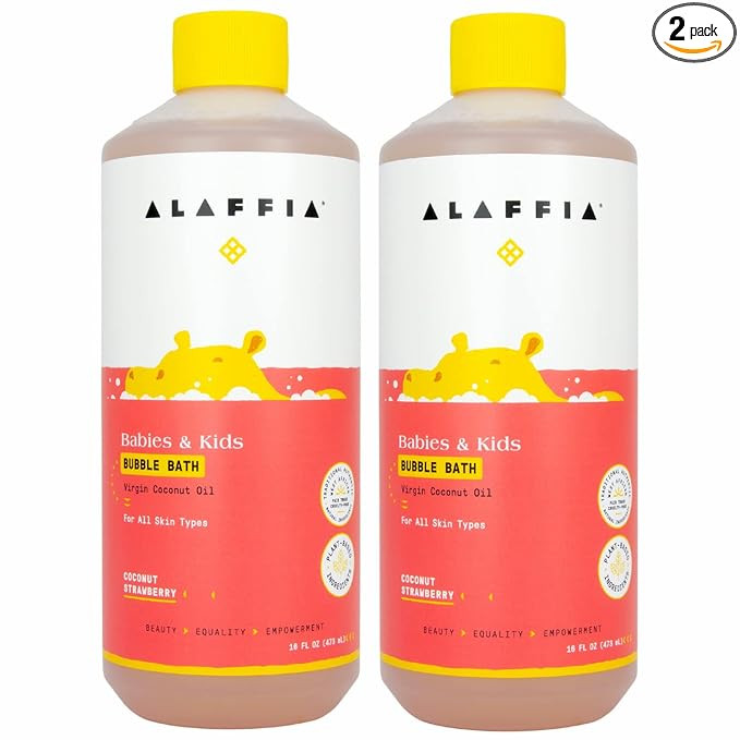 Alaffia Babies and Kids Bubble Bath, Gentle Bath Essentials for Delicate Skin, Plant-Based Formul... | Amazon (US)