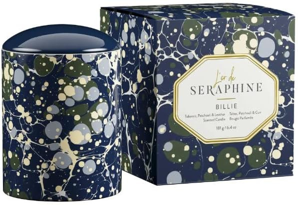 L’or de Seraphine Billie Scented Candle | Fragrance No. 01 | Plum, Tobacco, Patchouli Notes | 4... | Amazon (US)