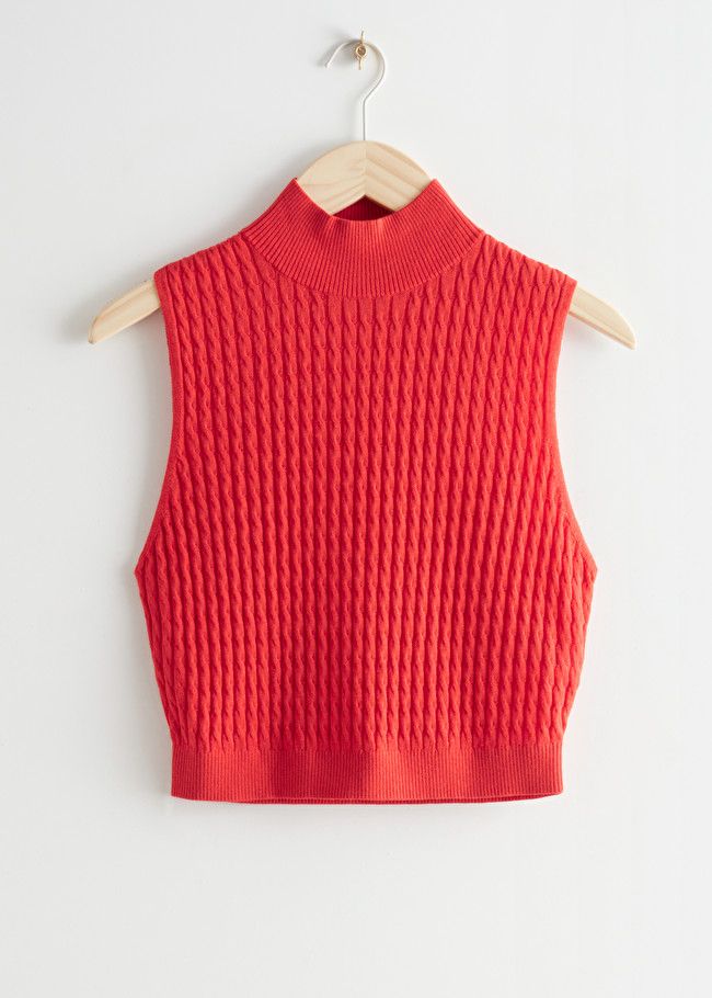 Sleeveless Cable Knit Top | & Other Stories (EU + UK)