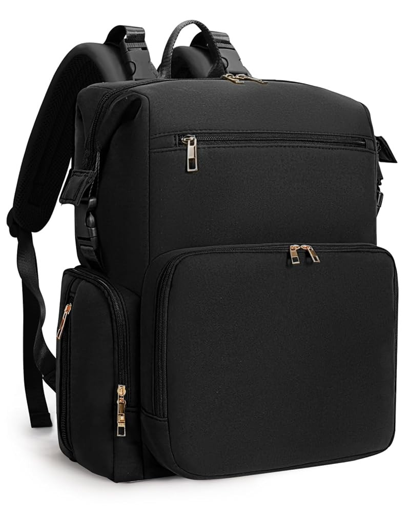 CEI-CEI Neoprene Diaper Bag Backpack with Changing Pad, Large Newborn Baby Maternity Bags Travel ... | Amazon (US)