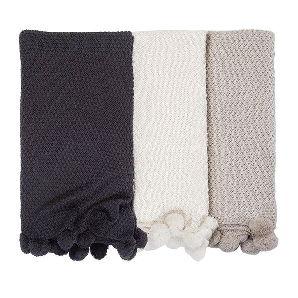 Riley Oversized Throw - 3 Colors | Pom Pom at Home