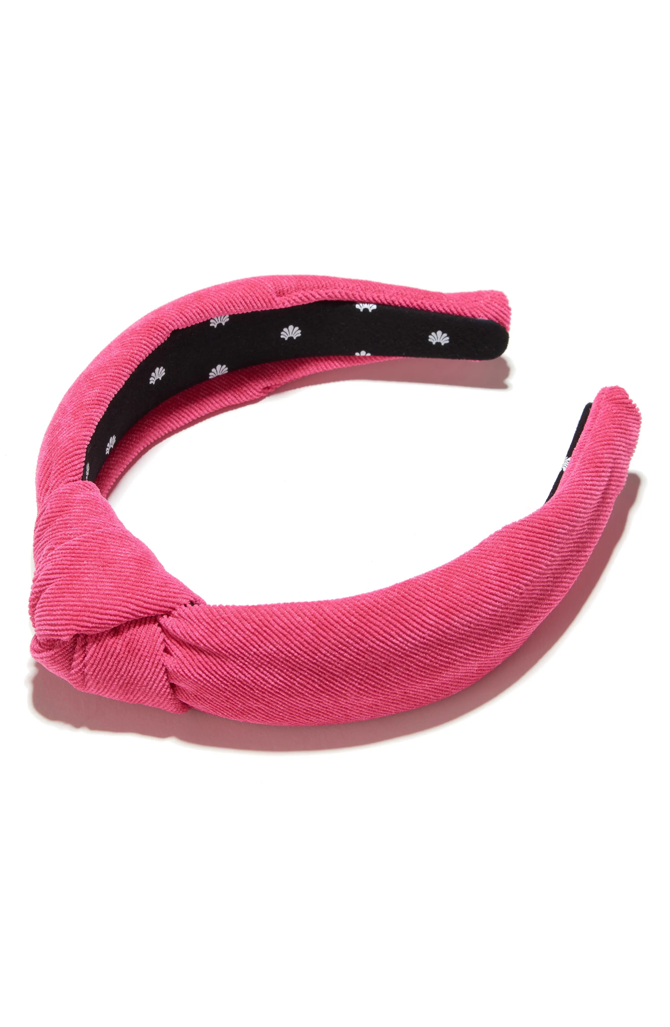 Lele Sadoughi Corduroy Knotted Headband, Size One Size - Pink | Nordstrom