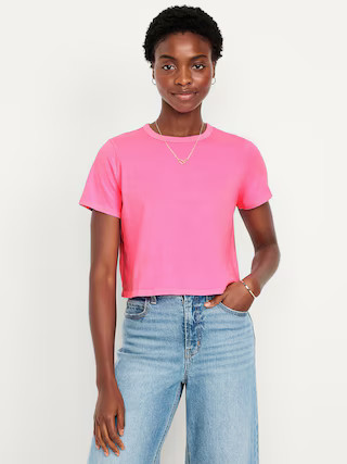 EveryWear Crew-Neck Crop T-Shirt | Old Navy (US)