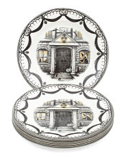 6pk Halloween House Dinner Plates | Marshalls