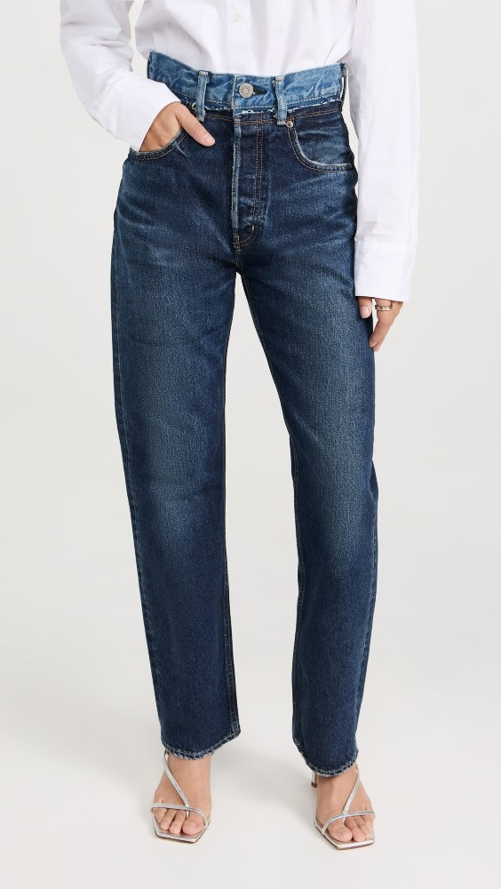 MOUSSY VINTAGE MV Boulder Wide Straight Jeans | Shopbop | Shopbop