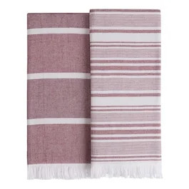 Better Homes & Gardens Fringed Red Mark Kitchen Towels, Set of 2 - Walmart.com | Walmart (US)