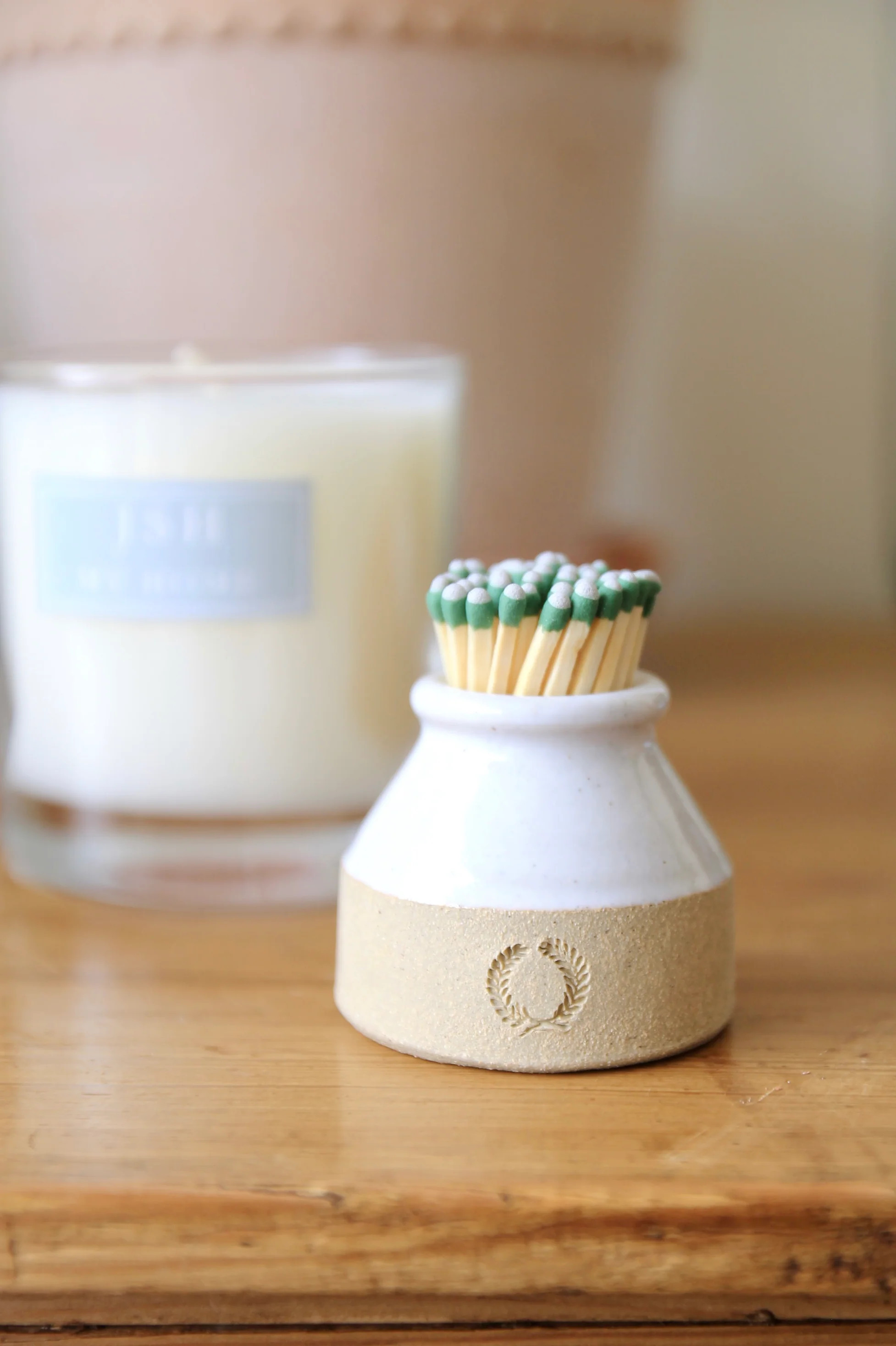 Farmhouse Pottery Match Striker Set | JSH Home Essentials