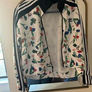 Adidas floral jacket | Poshmark