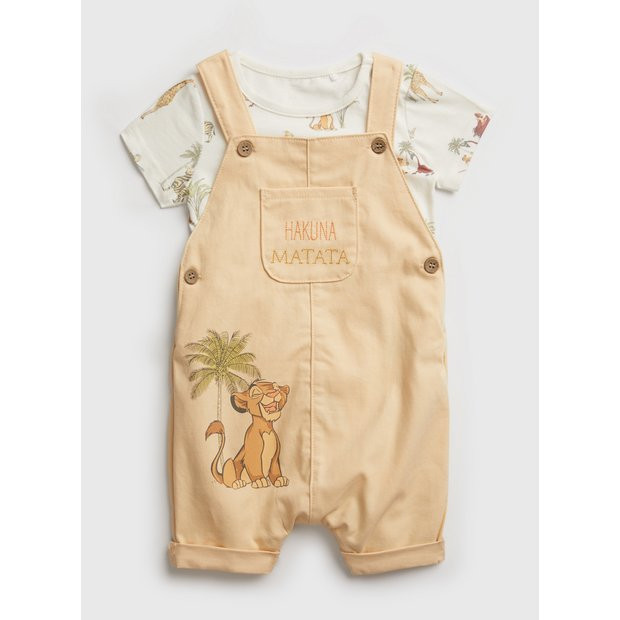 Buy Disney Lion King Peach & White T-Shirt & Bibshorts - 3-6 mon | Dresses | Tu | Tu Clothing