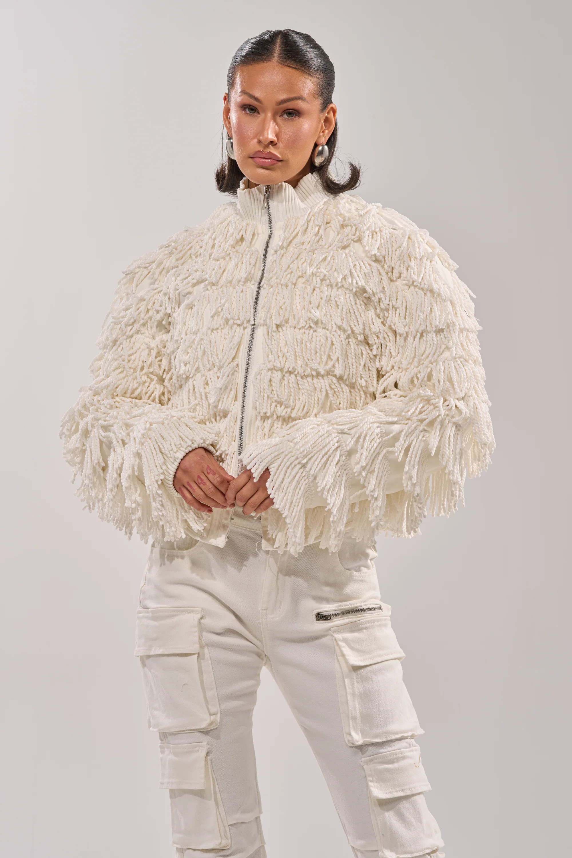 FREYA FRINGE BOMBER | AKIRA