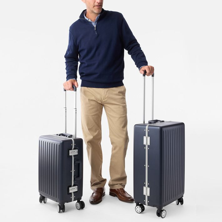 Atlas Metal Frame Carry-On and Checked Luggage Set | Mark and Graham