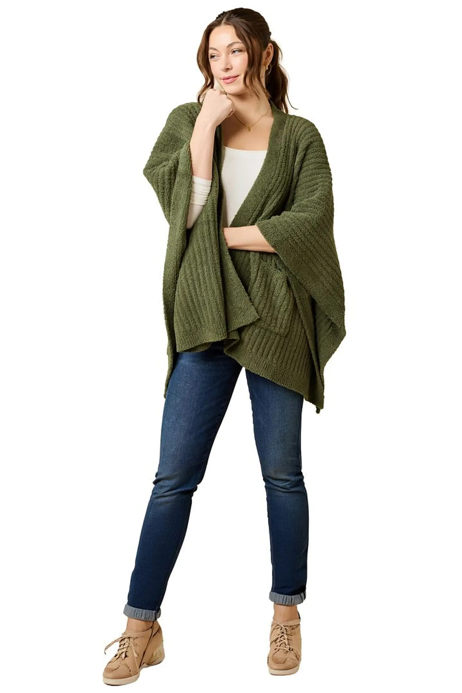 Softies Solid Rib Marshmallow Shawl (Women) | Nordstrom | Nordstrom