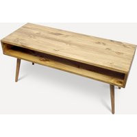 Mid Century Modern Coffee Table, Minimalist Real Wood Table | Etsy (US)