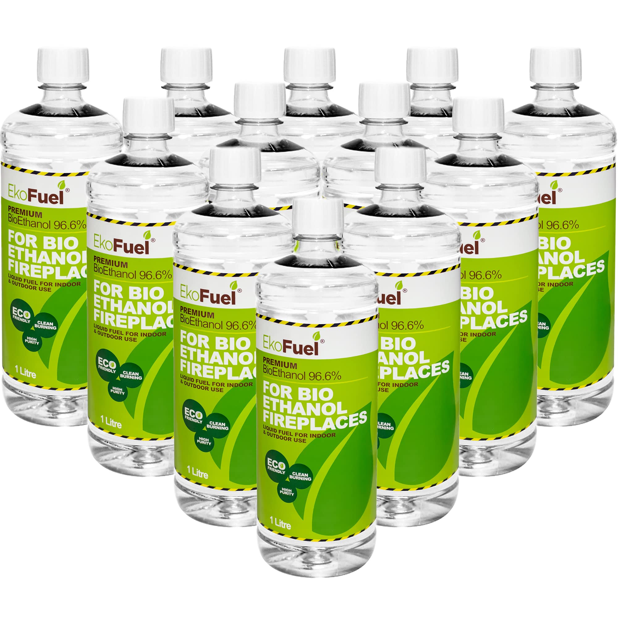 EKOFUEL (12 Litre) Premium Bioethanol Fuel – Liquid Fuel for Fires Pits, Fireplace | High Purit... | Amazon (UK)
