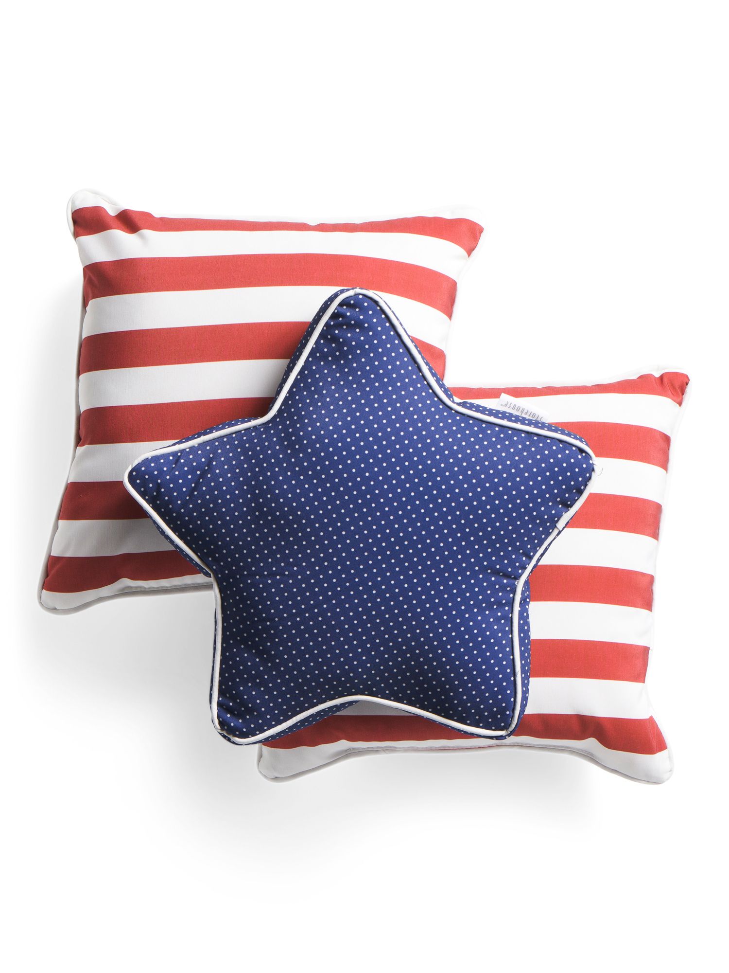 16x16 3pk Star Outdoor Pillow Set | TJ Maxx