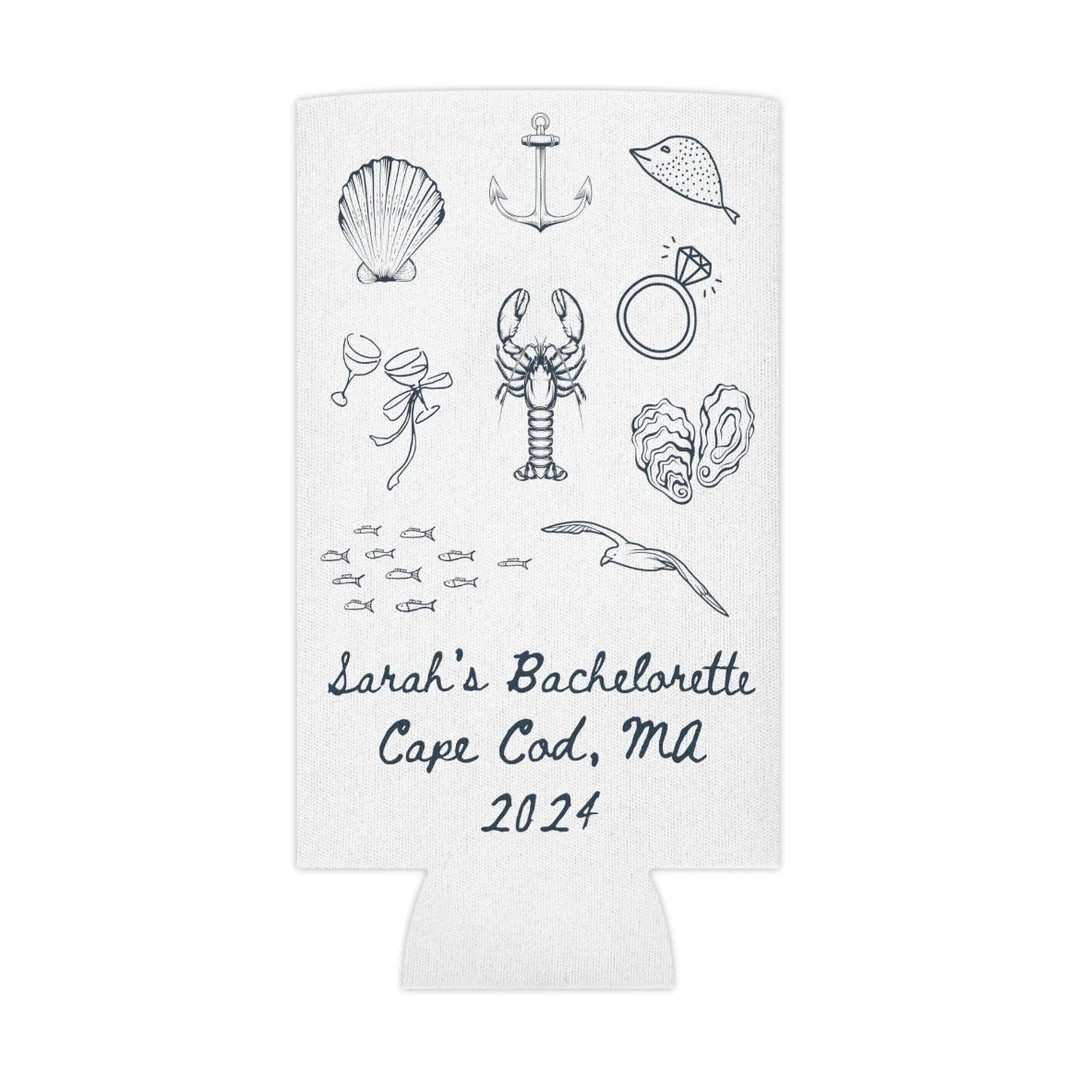 CUSTOM Coastal Bachelorette , Last Toast on the Coast Theme, Last Splash, Beach Bach, Double Side... | Etsy (US)