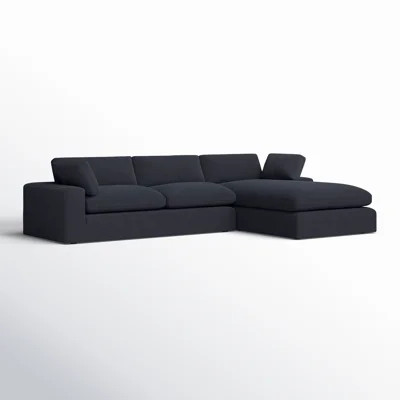 Asher 2-Piece Upholstered Chaise Sectional | Wayfair North America