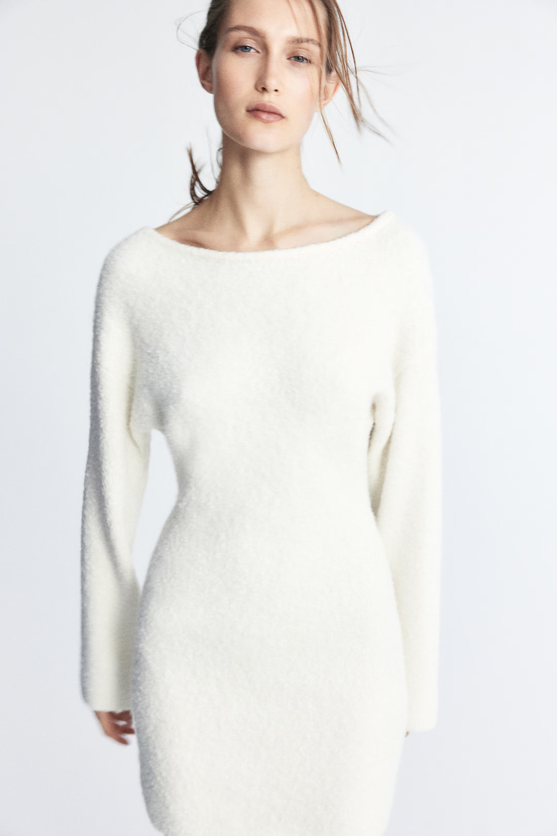 Bouclé-knit dress | H&M (UK, MY, IN, SG, PH, TW, HK)