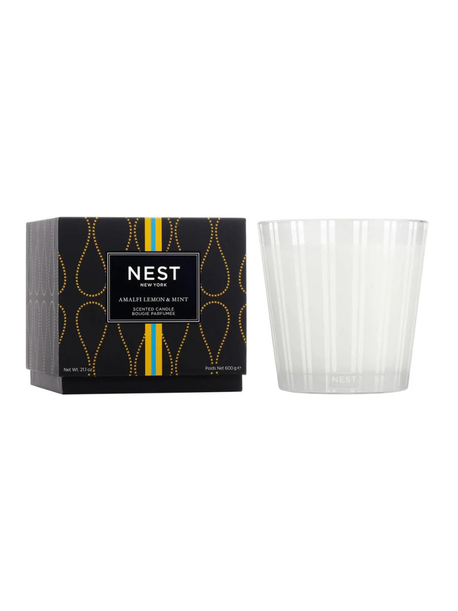 Nest 3-Wick Candle - Amalfi Lemon & Mint | SculptHouse