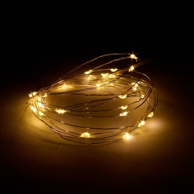 30ct Battery Operated LED Dewdrop Fairy String Lights - Wondershop™ | Target