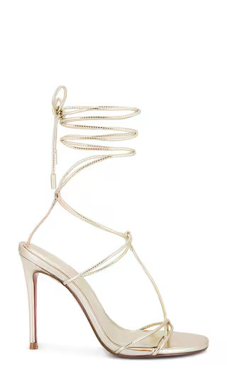 Temptation Heel in Gold | Revolve Clothing (Global)