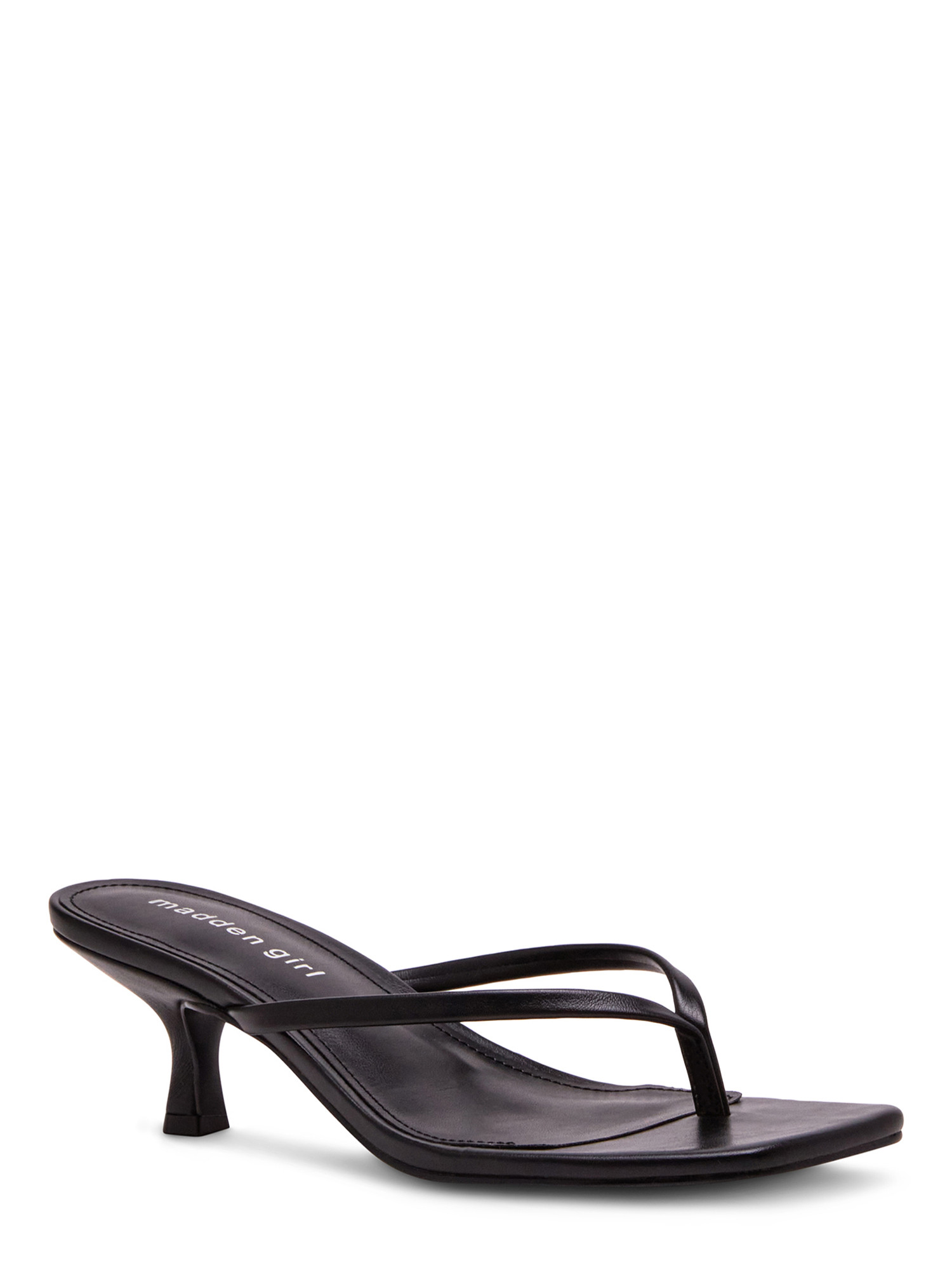 Madden Girl Women's Charlene Thong 2 inch Kitten Heel Sandal | Walmart (US)