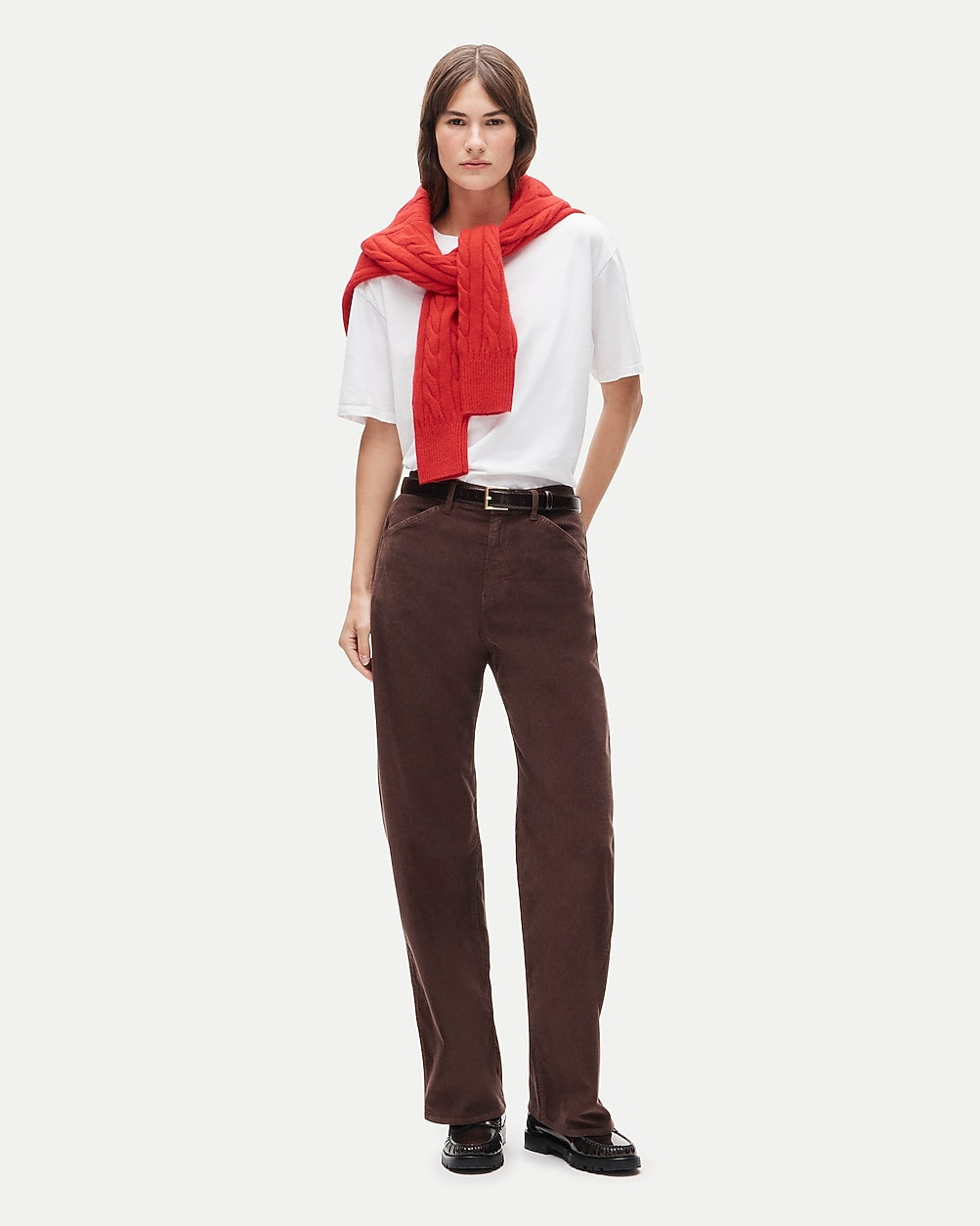 Zoe barrel pant in corduroy | J. Crew US